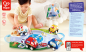 Preview: HAPE 0076 Plüschauto-Set mit Rückziehmotor