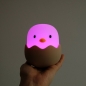 Preview: MegaLight 185850 - LED Küken Nachtlicht EGGY EGG RGB dimmbar mit Akku