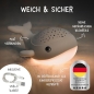 Preview: MegaLight 187405 Akku LED-Nachtlicht "WILLY WHALE" mit Sternenhimmel