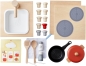 Preview: HABA 201183 Creative Play 3 in 1: Küche, Kaufladen & Werkstatt in einem