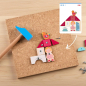 Preview: HABA 2013378001 Hammer-Nagelspiel - Bauernhof