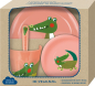 Preview: Spiegelburg 22481 Geschirr Geschenkset Krokodil - Freche Rasselbande