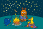 Preview: Schmidt-Spiele 56212 Kinderpuzzle Die Maus - Gute Freunde