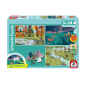 Preview: Schmidt-Spiele 56581 Kinderpuzzle - Wald- und Wiesentiere