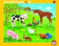 Preview: Schmidt-Spiele 56789 Plattenpuzzle - 2 Stück - Tierfamilien/Tierkinder