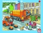 Preview: Schmidt-Spiele 56791 Plattenpuzzle 2 Stück - Müllauto/Baustelle