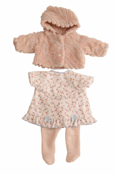 Schildkröt 0045296 Kleidung zu Baby Amy 45 cm - rose winterlich