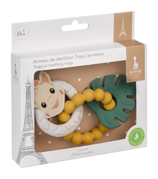 Vulli 010320 Sophie la girafe® - Beißring Tropical / Naturkautschuk
