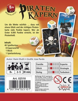 Preview: AMIGO 02510 Würfelspiel - PIRATEN KAPERN