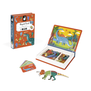 Preview: Janod 02590 Magnetbuch - Dinosaurier