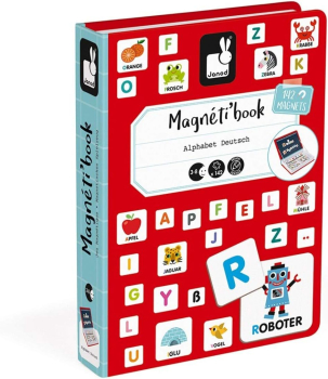 Janod 02713 Magnetbuch - Alphabet