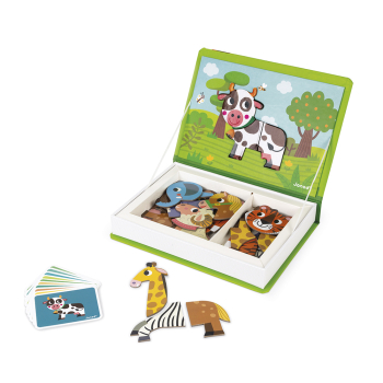 Janod 02723 Magnetbuch - Tiere