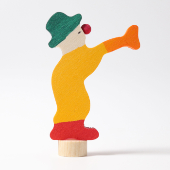 Grimm´s 03830 Steckfigur - Clown mit Trompete