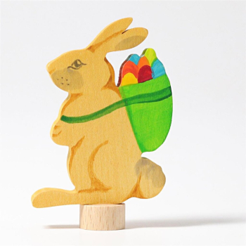 Grimm´s 04231 Steckfigur - Hase mit Korb