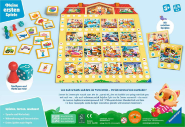Preview: Ravensburger 10017 Kinderspiel - Spielhaus