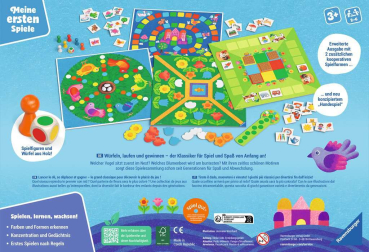 Preview: Ravensburger 10019 Kinderspiel - 4 erste Spiele
