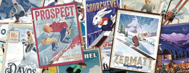 Ravensburger 12001389 Puzzle - Vintage Ski-Poster