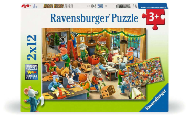 Ravensburger 12004047 Kinderpuzzle - Weihnachtswerkstatt