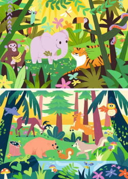 Preview: Ravensburger 12004257 Kinderpuzzle - Freundliche Tierfreunde