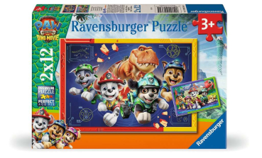 Ravensburger 12004364 Kinderpuzzle - Paw Patrol 3 Dino Movie