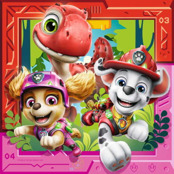 Preview: Ravensburger 12004368 Kinderpuzzle - Paw Patrol 3 Dino Movie