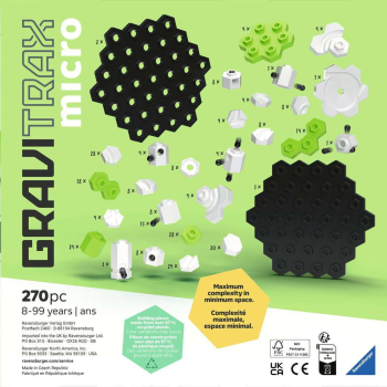 Preview: Ravensburger 12020020 GraviTrax micro - Gravi Green (270 pc)