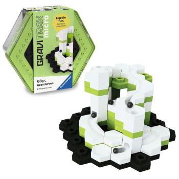 Preview: Ravensburger 12020022 GraviTrax micro - Gravi Green (63 pc)