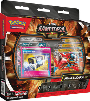Pokemon Liga-Kampfdeck Mega-Lucario-ex