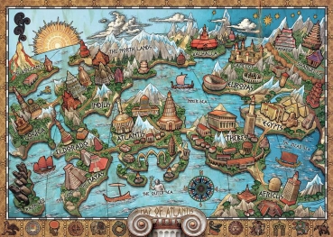 Ravensburger 16728 Puzzle - Geheimnisvolles Atlantis