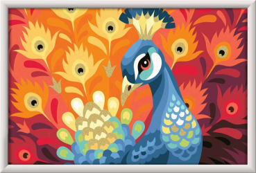 Ravensburger 20000 Malen nach Zahlen - Stolzer Pfau