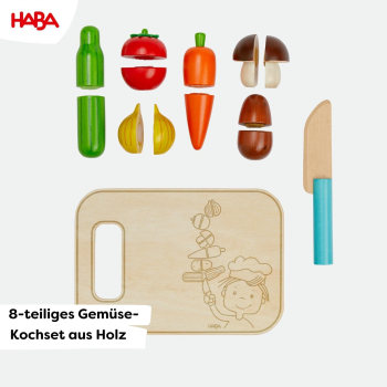 Preview: HABA 2012076001 Creative Play - Gemüse-Set mit Brettchen