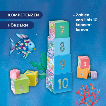 HABA 2012253001 Stapelturm Glitzer - Der Regenbogenfisch