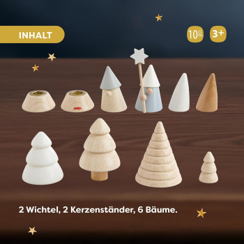 HABA 2012293001 Kerzenständer-Set Wichtelwald