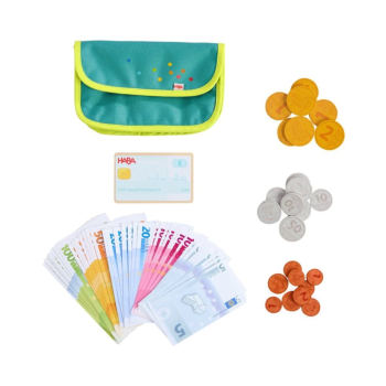 HABA 2012308001 Creative Play – Spielgeld mit Geldbörse