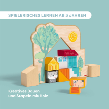 Preview: HABA 2012382001 - Stapel-Legespiel Bauspaß