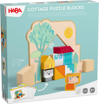 HABA 2012382001 - Stapel-Legespiel Bauspaß