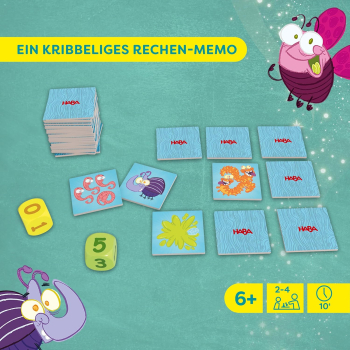 Preview: HABA 2013336001 Lernspiel - 3 + 4 = Krabbeltier, Mathespiel