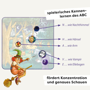Preview: HABA 2013833001 Lernspiel - ABC-Zauberduell, Buchstabenspiel