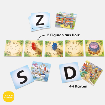 HABA 2013833001 Lernspiel - ABC-Zauberduell, Buchstabenspiel
