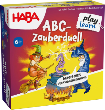 HABA 2013833001 Lernspiel - ABC-Zauberduell, Buchstabenspiel