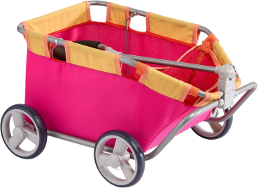Preview: HABA 2014040001 Puppen-Bollerwagen – Beere