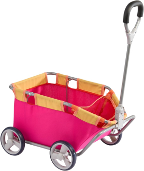 Preview: HABA 2014040001 Puppen-Bollerwagen – Beere