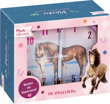 Spiegelburg 22613 Wecker - Pferdefreunde (mit Wieher-Sound)