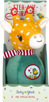 Spiegelburg 23013 BabyGlück - Steh-auf-Giraffe mit Glockenspiel