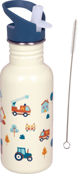 Spiegelburg 23644 Edelstahl Trinkflasche - Fahrzeuge