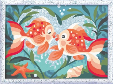 Ravensburger 23998 Malen nach Zahlen - Verliebte Fische