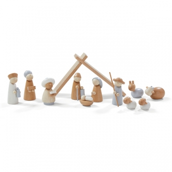 HABA 304685 Weihnachtskrippe 12-teilig