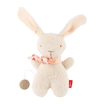 Sigikid 31275 Baby Mini Spieluhr Hase - weiß
