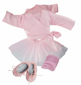 Götz 3401076 Bekleidung für Stehpuppen 45-50 cm - Primaballerina