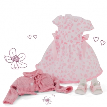 Götz 3403169 Puppenkleidung - Kombi Pink Love Gr. XL